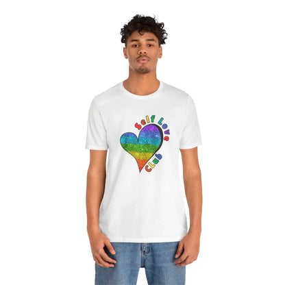 ❤️‍🔥 Self Love Club 🌈 Unisex Tee ✨ Join the club, love yourself! - Whippie's
