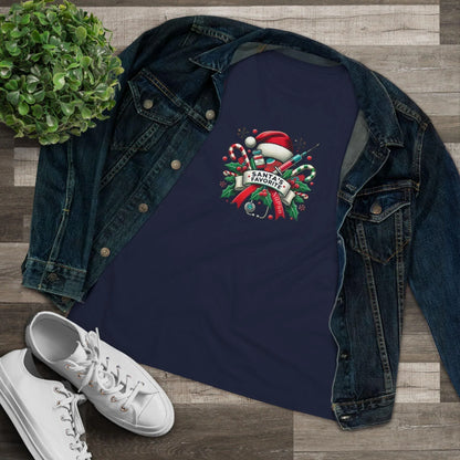 Santa's Favorite School Nurse - Women's Softstyle Tee - Whippie's