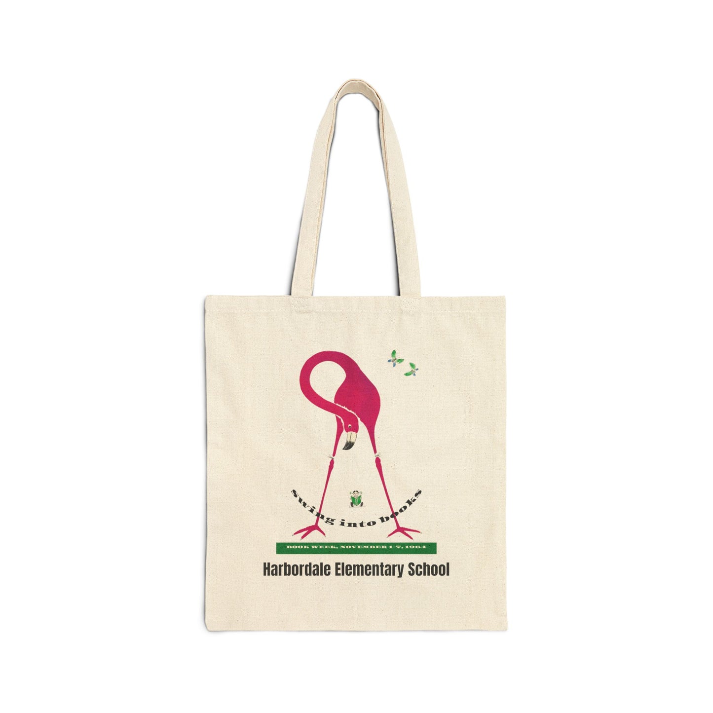 Swing into Books Retro Book Tote Bag (1964)