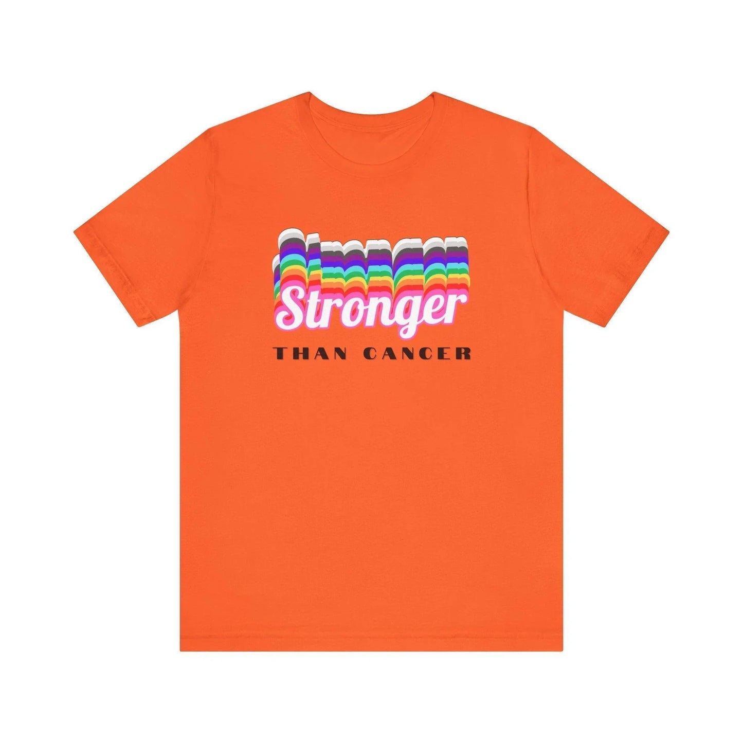 💪 Stronger Than Cancer 🎗️ Unisex Jersey Tee ✨ Show your support, wear your strength. - Whippie's