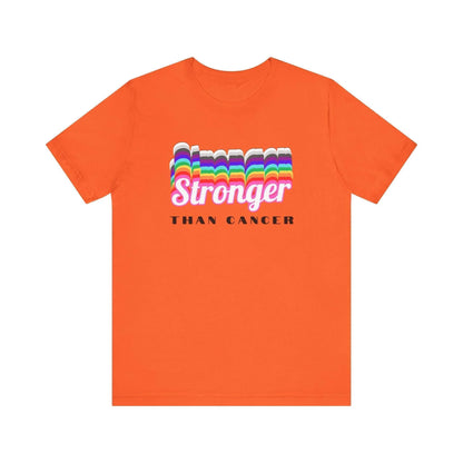 💪 Stronger Than Cancer 🎗️ Unisex Jersey Tee ✨ Show your support, wear your strength. - Whippie's