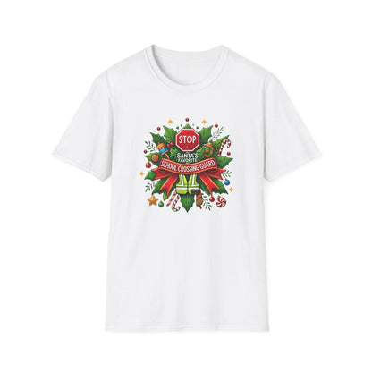 Santa's Favorite Crossing Guard Unisex Tee 🛑🎅 - Whippie's