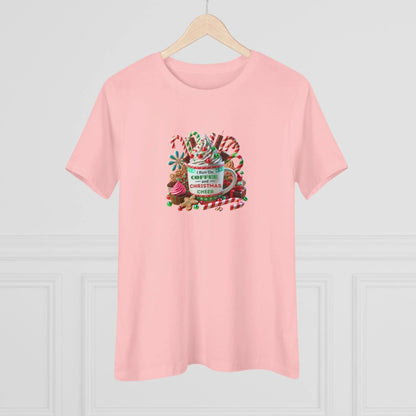 ☕🎄 I Run on Coffee & Christmas Cheer 🎁🌟 - Women's Softstyle Tee - Whippie's