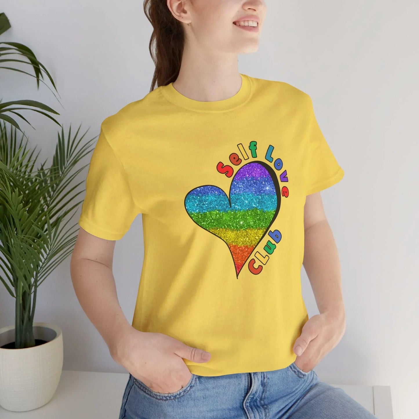❤️‍🔥 Self Love Club 🌈 Unisex Tee ✨ Join the club, love yourself! - Whippie's