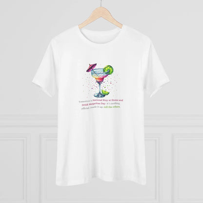 Margarita Day, It's Official (Because I Said So!) 🍹 - Women's Cotton Tee 🍹 - Whippie's