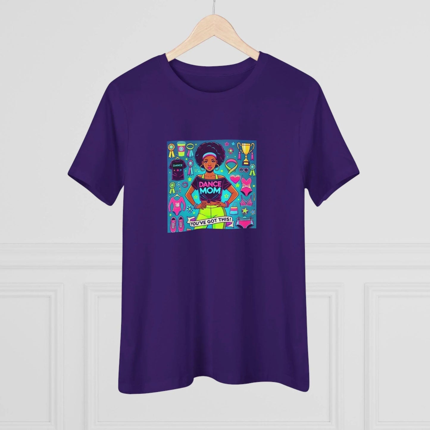 Dance Mom: You've Got This - Darker Skin Tone Mom - Short Hair - Women's Softstyle Tee - Whippie's