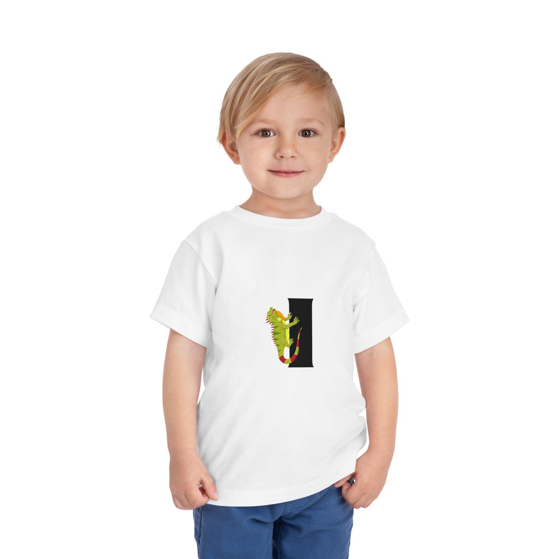 Alphabet Adventures: Letter I - Iguana Toddler T-shirt - Whippie's