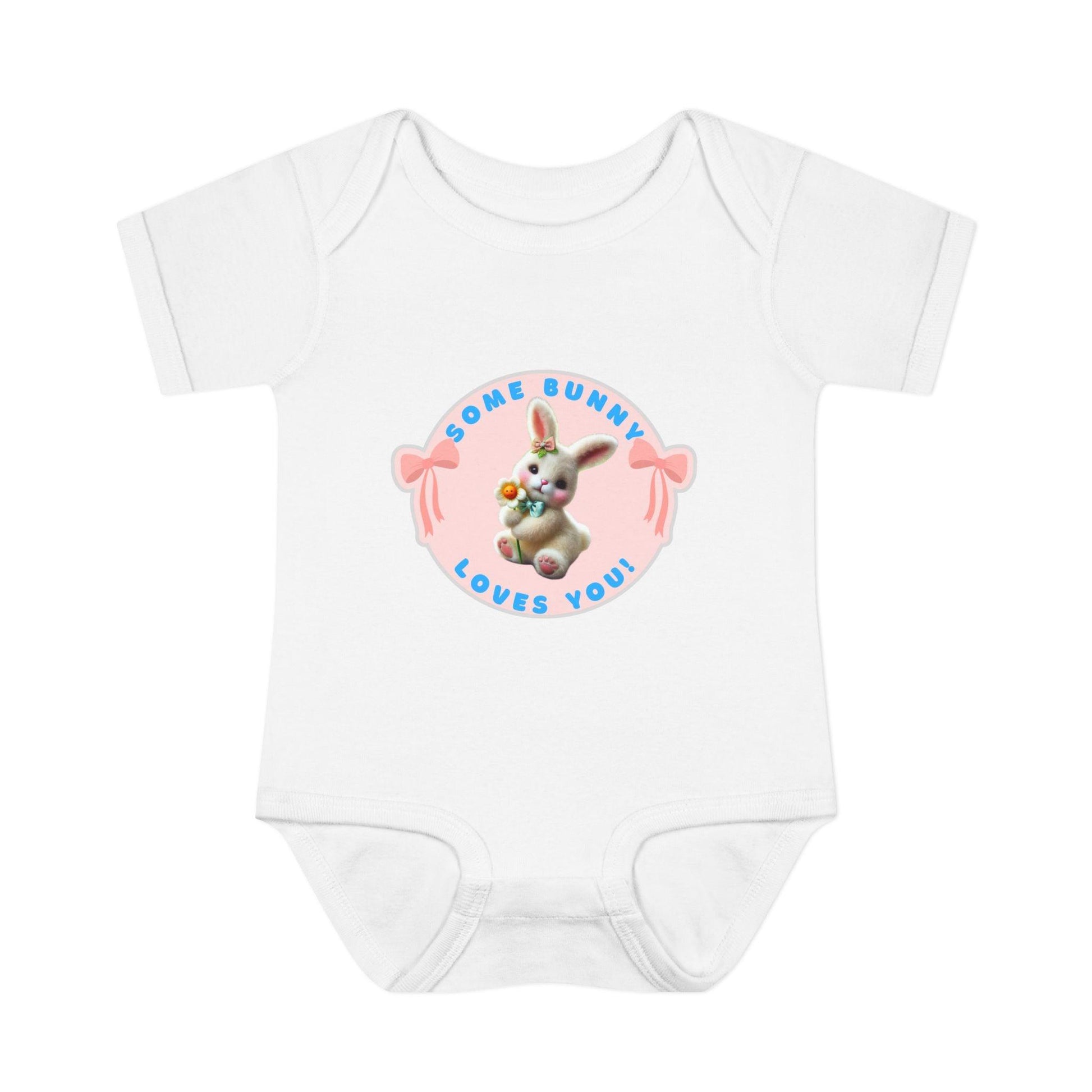 Some Bunny Loves You Baby Onesie - Hop into Easter with Adorable Style! 🐰💖 - Whippie's