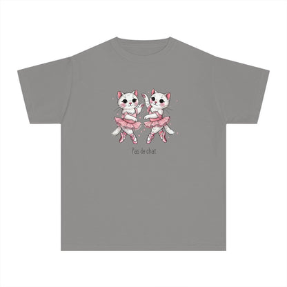 🐈‍⬛ Pas de Chat 🩰 Youth Midweight Tee ✨ - Whippie's