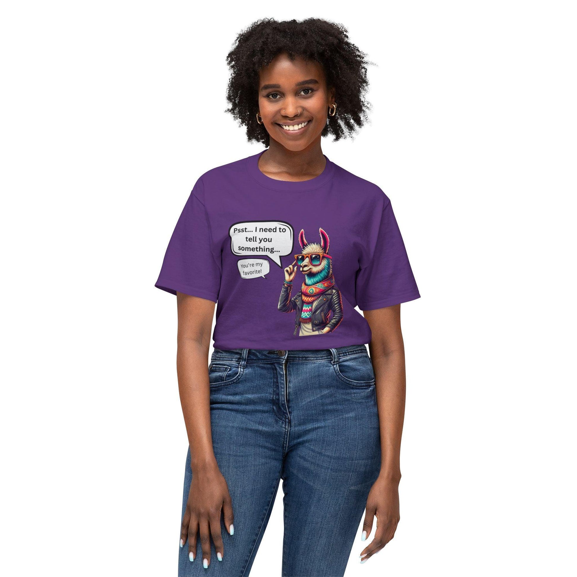 Psst... You're My Favorite! Unisex HD Cotton T-Shirt - Who's Really Their Favorite? 😉 - Whippie's