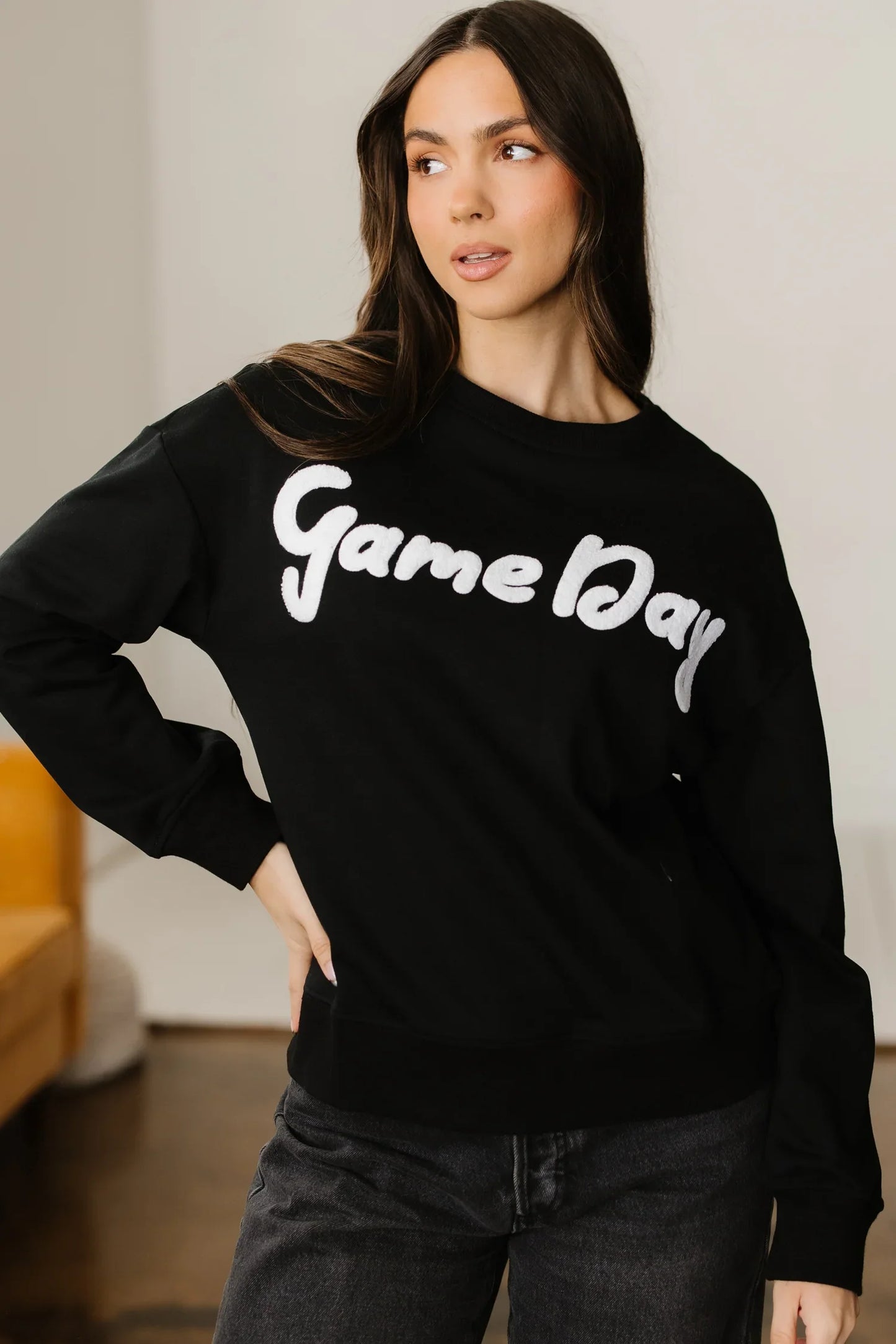 Chenille Game Day Sweatshirt