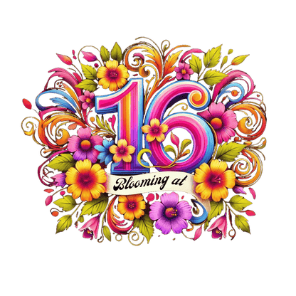 Blooming at 16 - A Beautiful Blossom 🌺 - Women's Softstyle Tee - Whippie's
