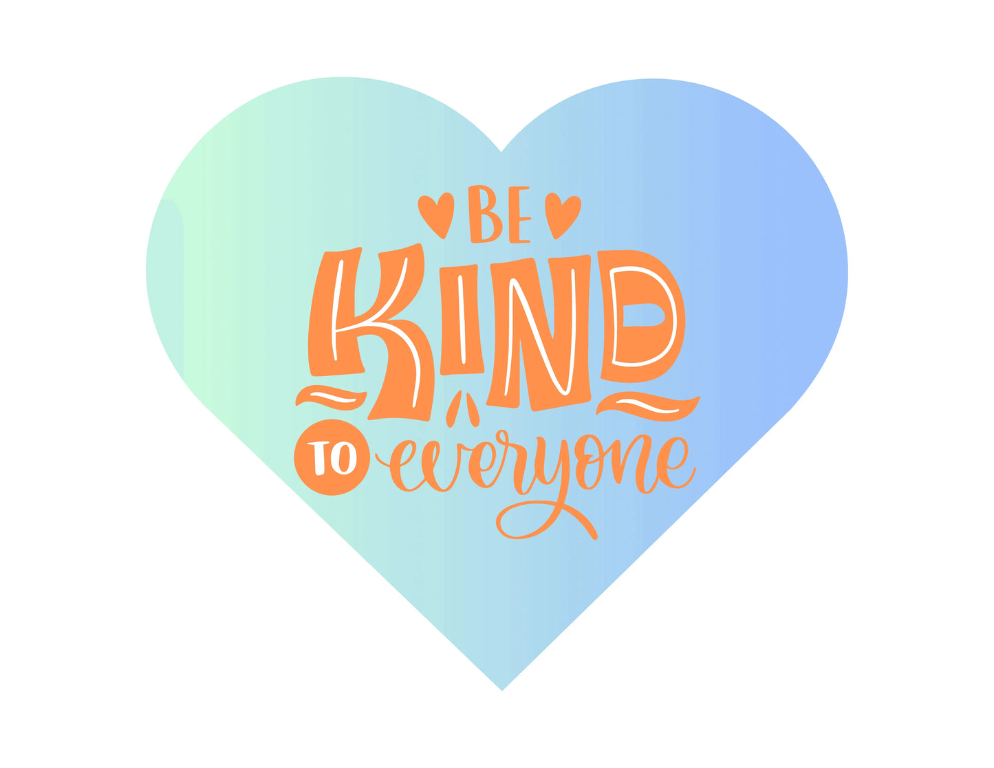 Be Kind to Everyone Unisex Heavy Cotton Tee 💙 - Whippie's