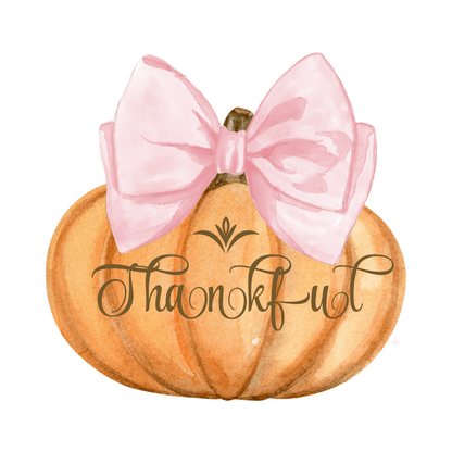 Thankful Pumpkin - A Heart Full of Gratitude! 🧡🎀 Unisex Tee - Whippie's