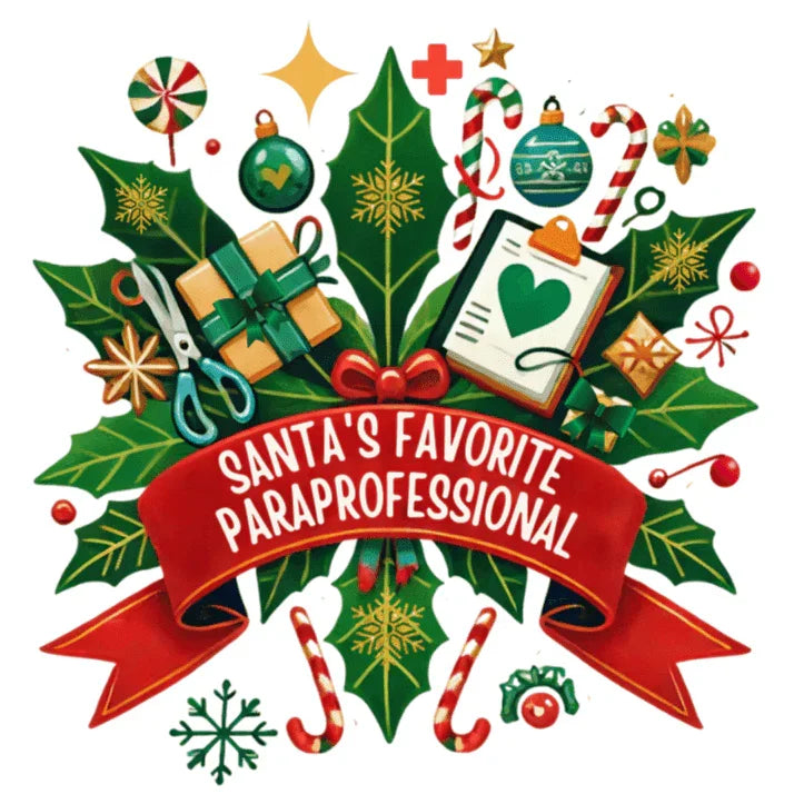 Santa's Favorite Paraprofessional Unisex Tee ✏️🎅 - Whippie's
