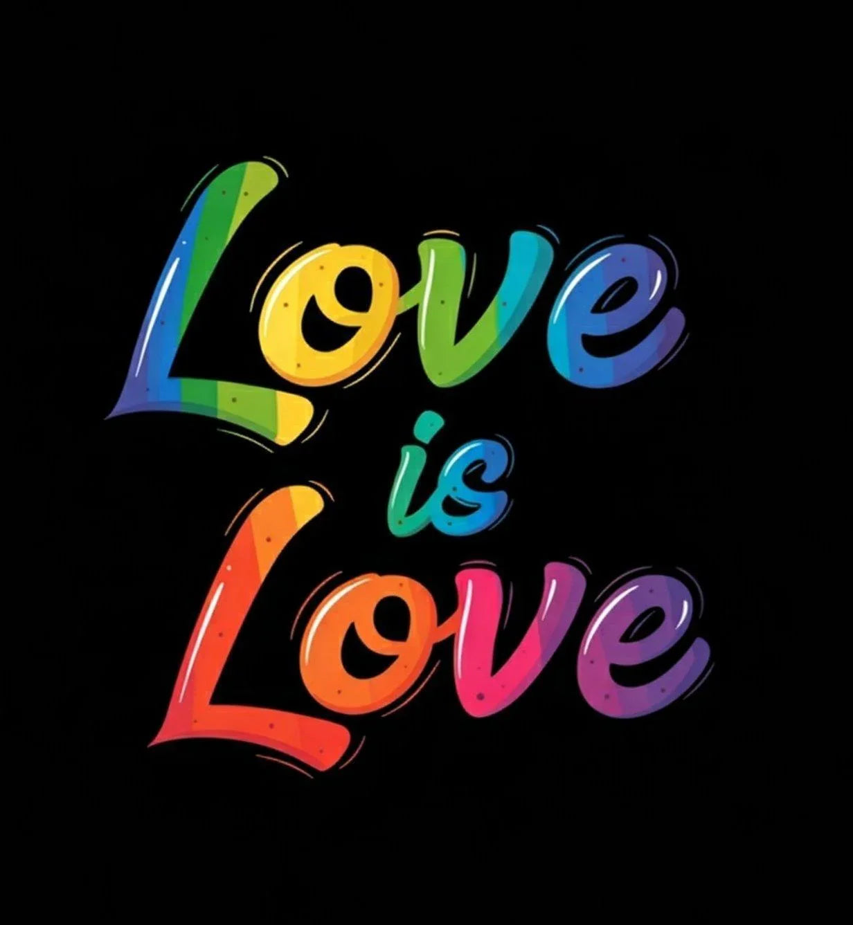 Love is Love Unisex Tee ❤️🌈 - Whippie's