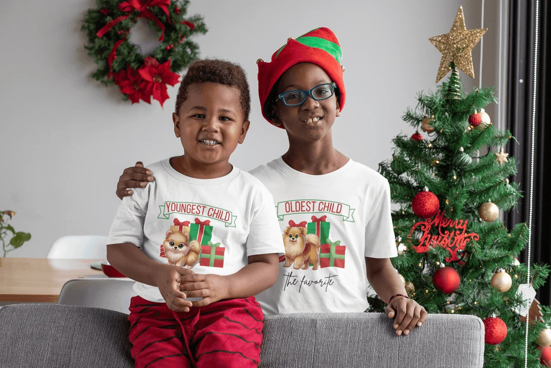 Oldest Child, The Favorite 🎁🐶 Pomeranian - Kids' Tee! 🎁👑 - Whippie's