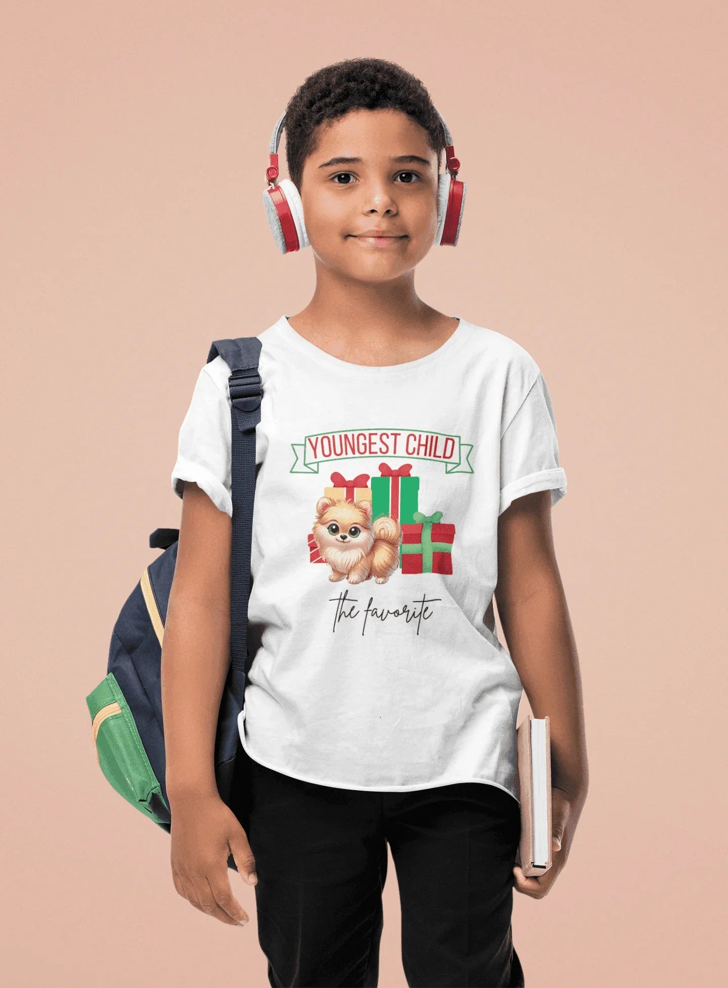 Youngest Child, The Favorite 🎁🐶 Pomeranian - Kids' Tee! 🎁👑 - Whippie's