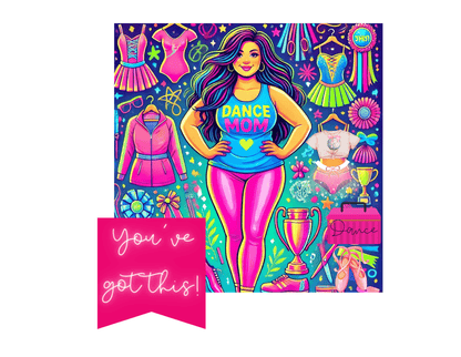 You've Got This! Dance Mom (Curvy Mom) - A Spark ling Performance ⭐️- Women's Softstyle Tee - Whippie's