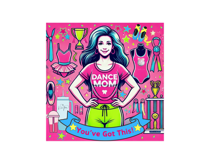 Dance Mom Magic (Brunette Mom) - A Colorful Celebration 🌈 - Women's Softstyle Tee - Whippie's