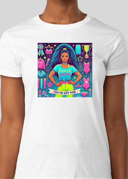 Dance Mom Magic (Young Black Mom) - A Colorful Celebration 🌈 - Whippie's