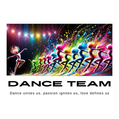 Dance Team: Dance unites us, passion ignites us, love defines us! 👧🏻👦🏾 Kids Heavy Cotton™ Tee 🎨 - Whippie's