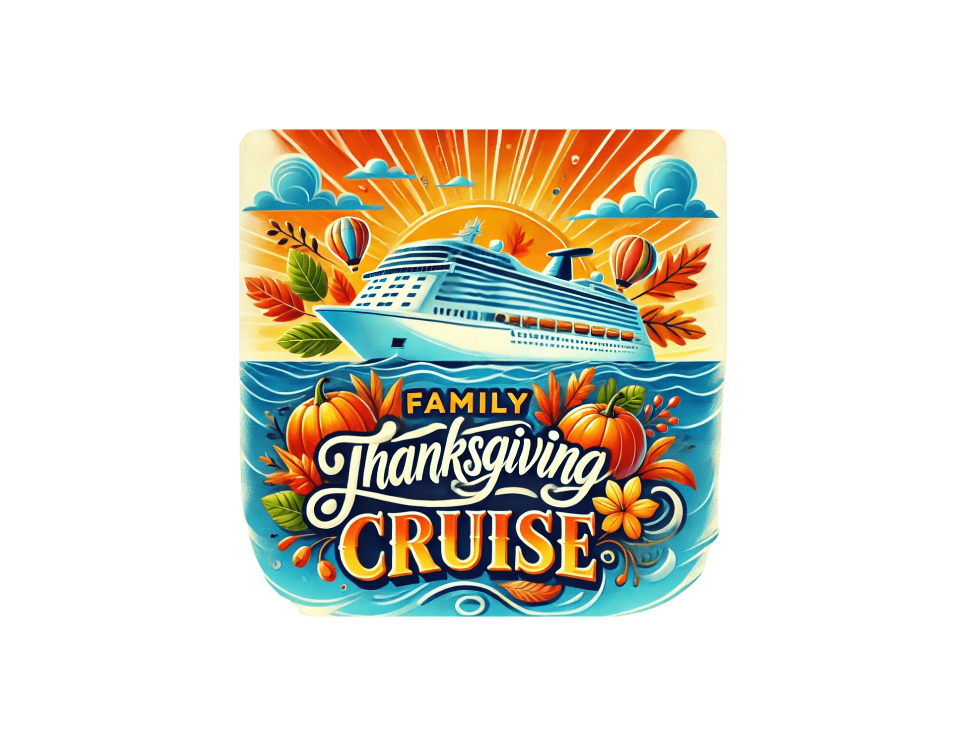 Family Thanksgiving Cruise - Toddler Tee - Whippie's