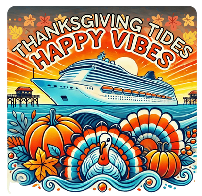 Thanksgiving Tides, Happy Vibes - Onesie - Whippie's
