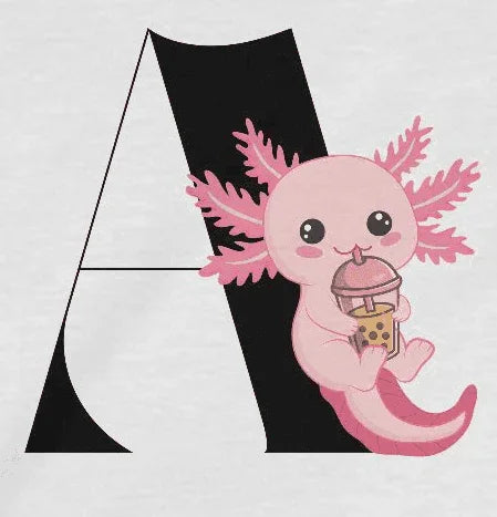 Alphabet Adventures: A is for Axolotyl! ✨ Youth T-Shirt - Whippie's