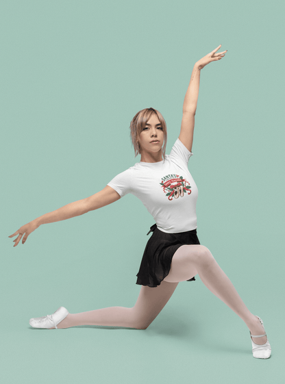 Santa's Favorite Dance Teacher Women's Softstyle Tee - Whippie's