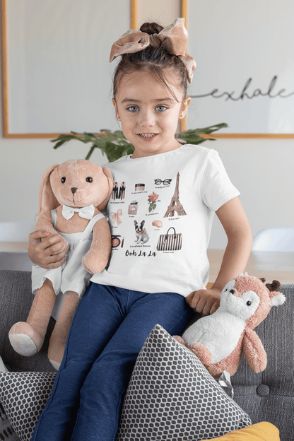 "Ooh La La!" French Chic Kids Heavy Cotton™ Tee! - Whippie's