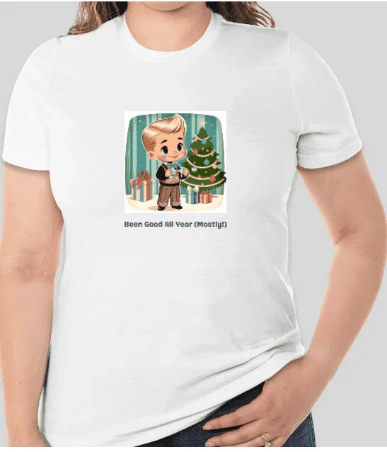 Been Good All Year (Mostly!) - Women's Softstyle Tee - Whippie's