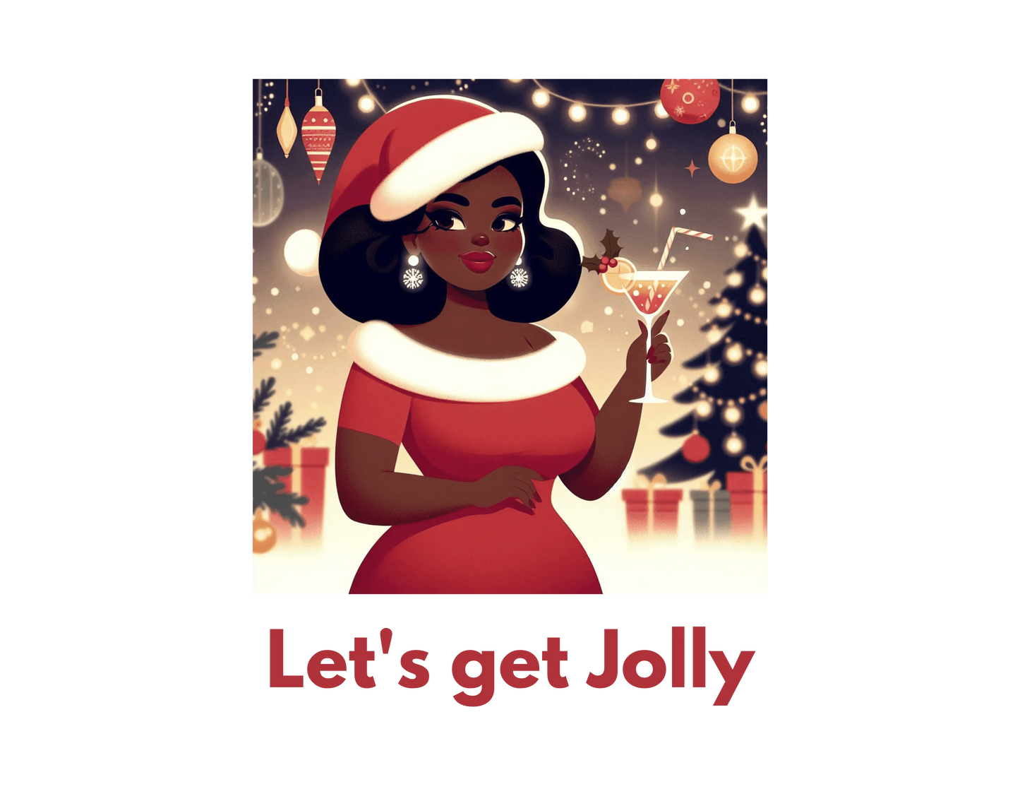 Let's Get Jolly - Women's Softstyle Tee - Whippie's