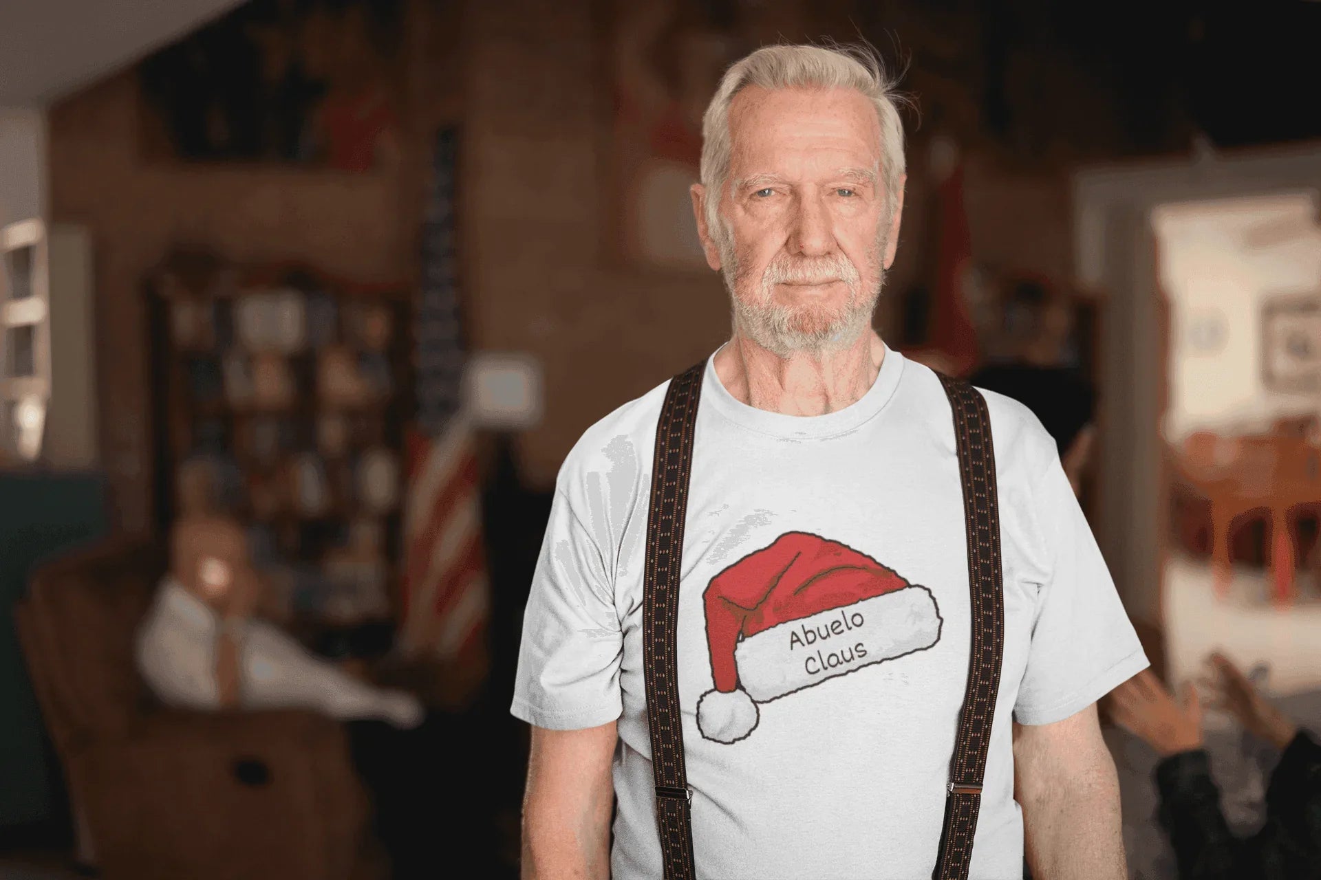 Grandpapa Claus: The Gift-Giving Legend 🎅🎁- Mens Softstyle T-shirt - Whippie's