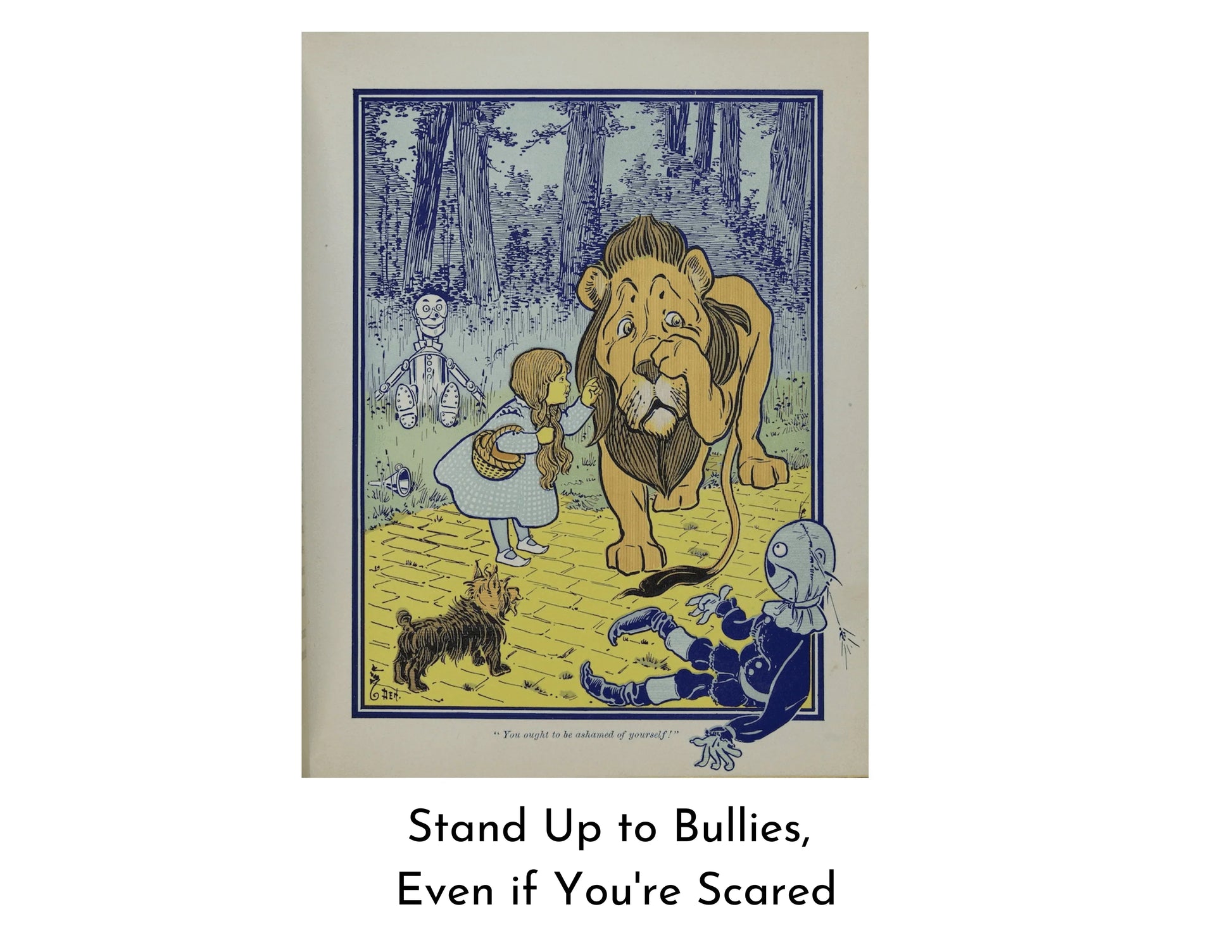 🦁 Stand Up to Bullies, Even When You're Afraid! 🦁 Clutch Bag 👜 - Whippie's