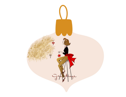 Retro Tree Decorating - Women's Tee - Whippie's