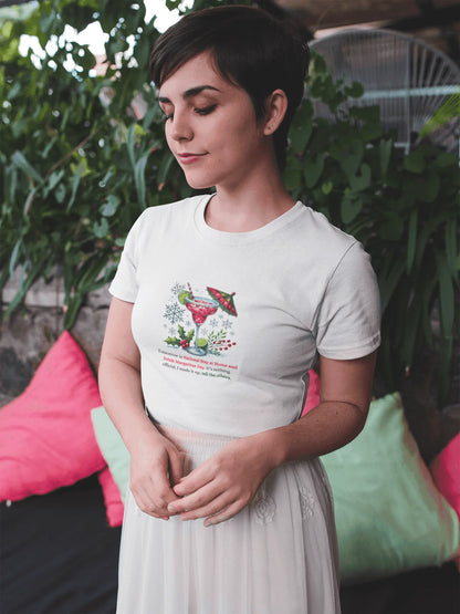 Margarita Day, It's Official (Because I Said So!) - Christmas Edition🍹 - Women's Cotton Tee 🍹 - Whippie's