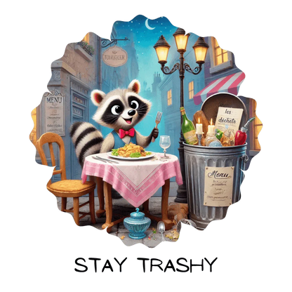 Stay Trashy! 🦝 🗑️ Unisex Tee - Comfort Colors ✨ - Whippie's