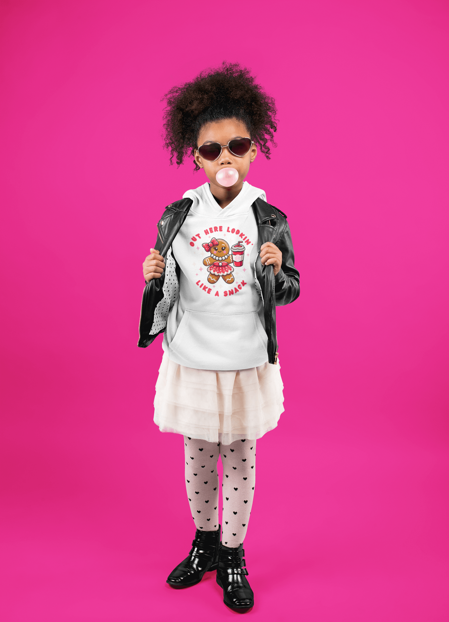 Out Here Lookin' Like a Snack 🍪 ☕ Youth Hoodie 🎄 - Whippie's