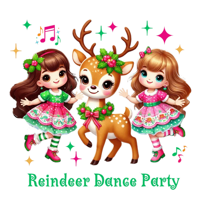 Reindeer Dance Party 🦌 Unisex Fleece Sweatshirt 🎄🎁 - Whippie's