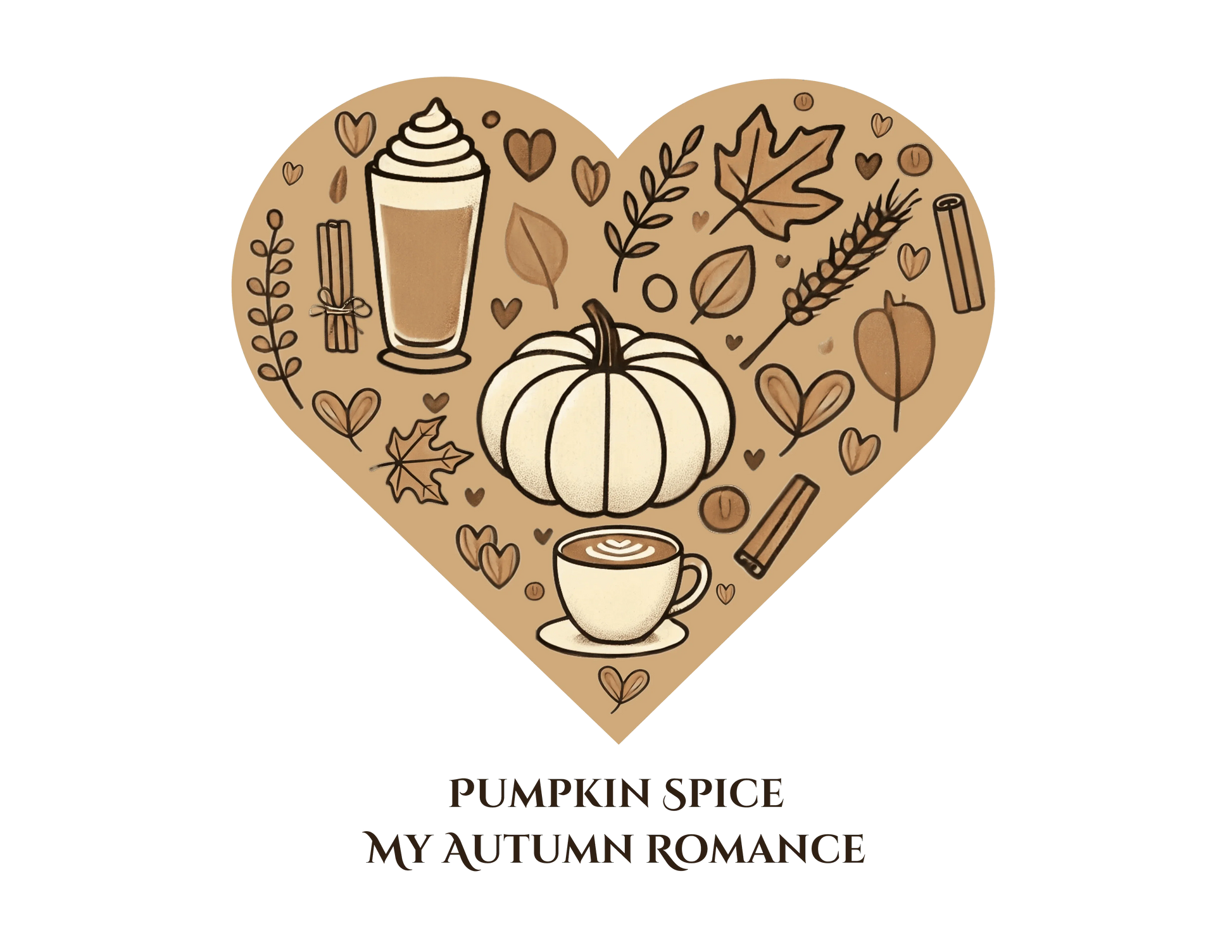 Pumpkin Spice My Autumn Romance - Women's Softstyle Tee - Whippie's