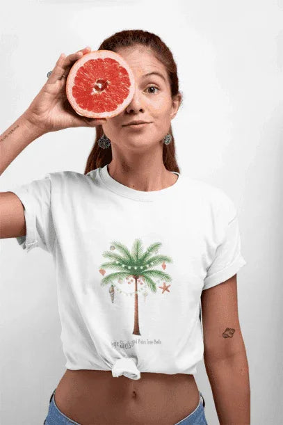 🌴 Jingle Shells & Palm Tree Bells 🐚 Women's Tee ☀️ - Whippie's