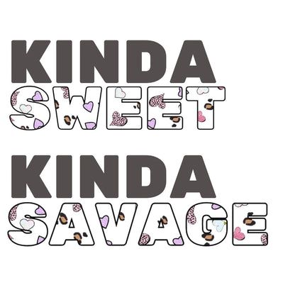 ✨ Kinda SWEET Kinda SAVAGE 😎 Women's Tee 💖 - Whippie's