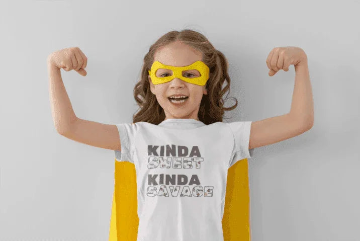 ✨ Kinda SWEET Kinda SAVAGE 😎 Youth Midweight Tee 💖 - Whippie's