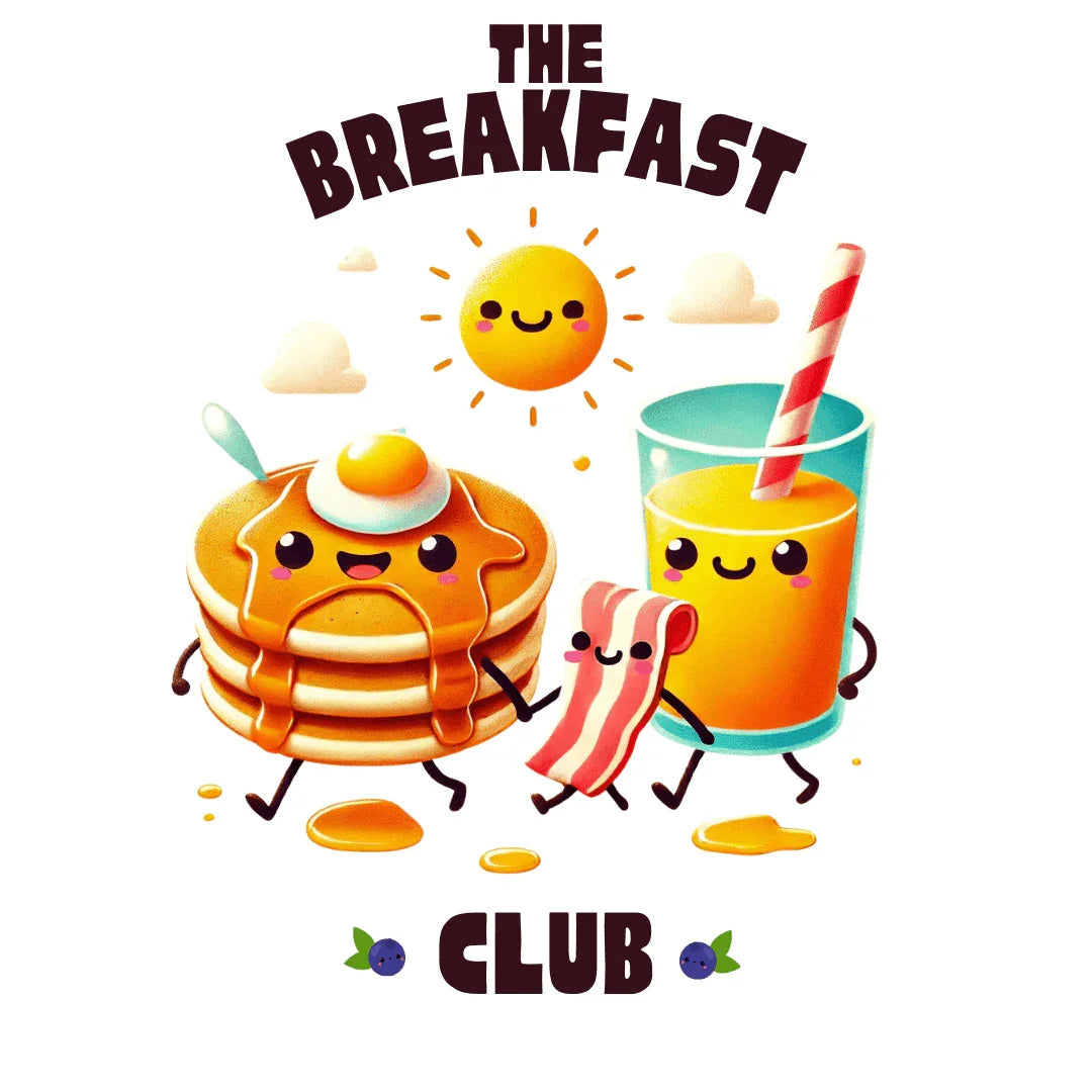 🥞 Breakfast Club 🍳 Unisex Jersey Tee ☀️ Rise and shine, breakfast time! - Whippie's