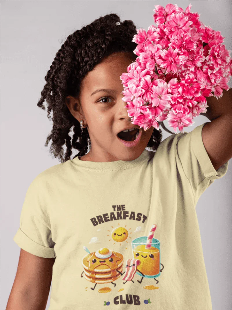 🥞 Breakfast Club 🍳 Youth Midweight Tee ☀️ Rise and shine, breakfast time! - Whippie's