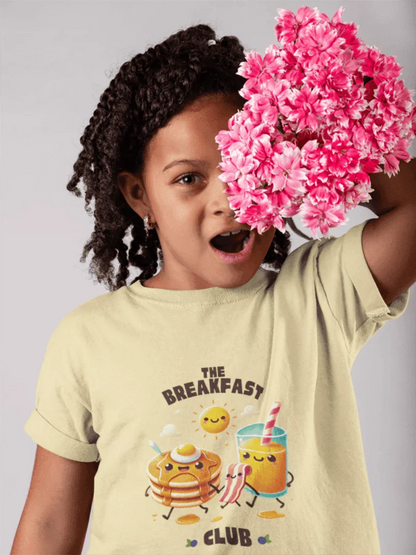 🥞 Breakfast Club 🍳 Youth Midweight Tee ☀️ Rise and shine, breakfast time! - Whippie's