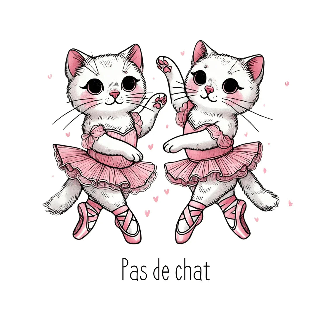 🐈‍⬛ Pas de Chat 🩰 Unisex Jersey Tee ✨ - Whippie's