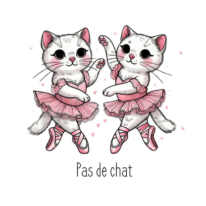 🐈‍⬛ Pas de Chat 🩰 Unisex Jersey Tee ✨ - Whippie's