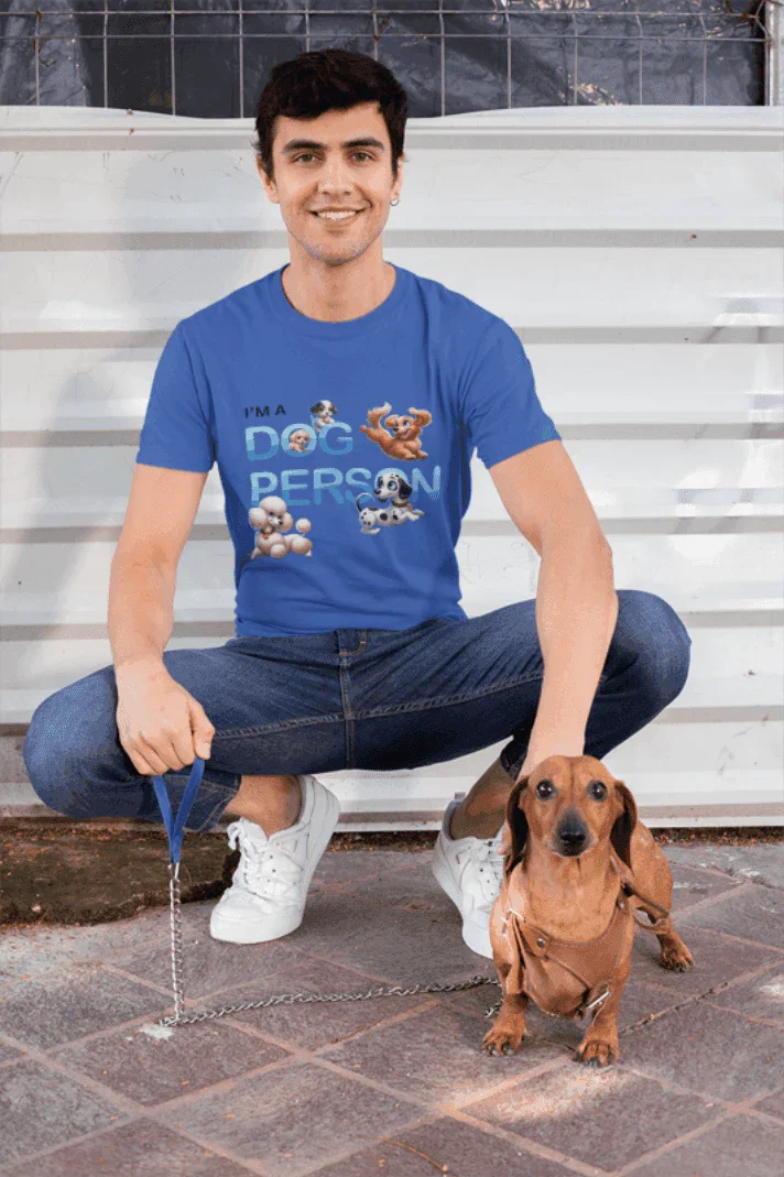 🐶 I'm a Dog Person 🐾 Unisex Jersey Tee ❤️ Show your paw-sitivity! - Whippie's